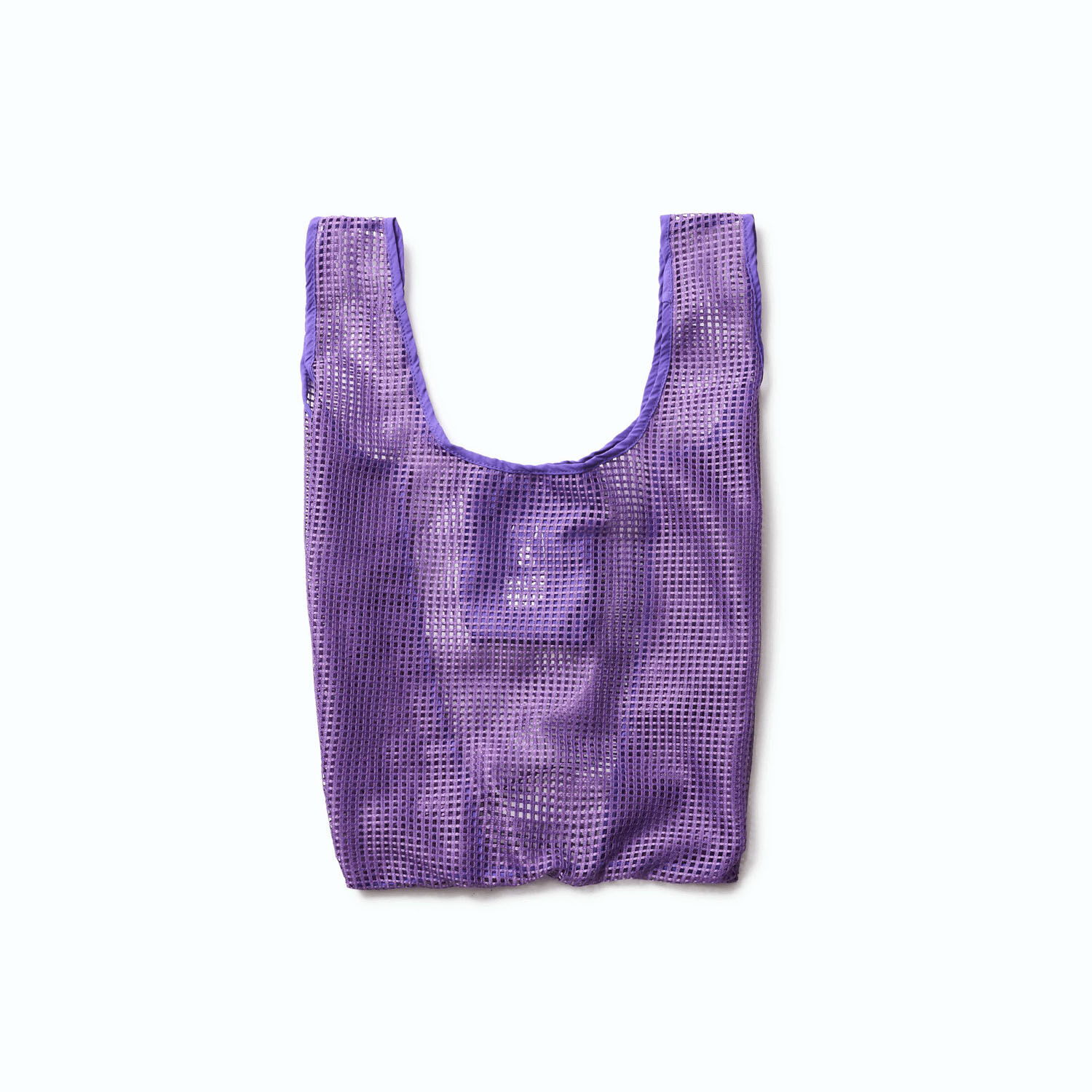 方格網眼購物袋 S H30×W28cm 側寬19cm【OMCC】｜OMCC SHOPPING BAG SQUARE MESH Sサイズ