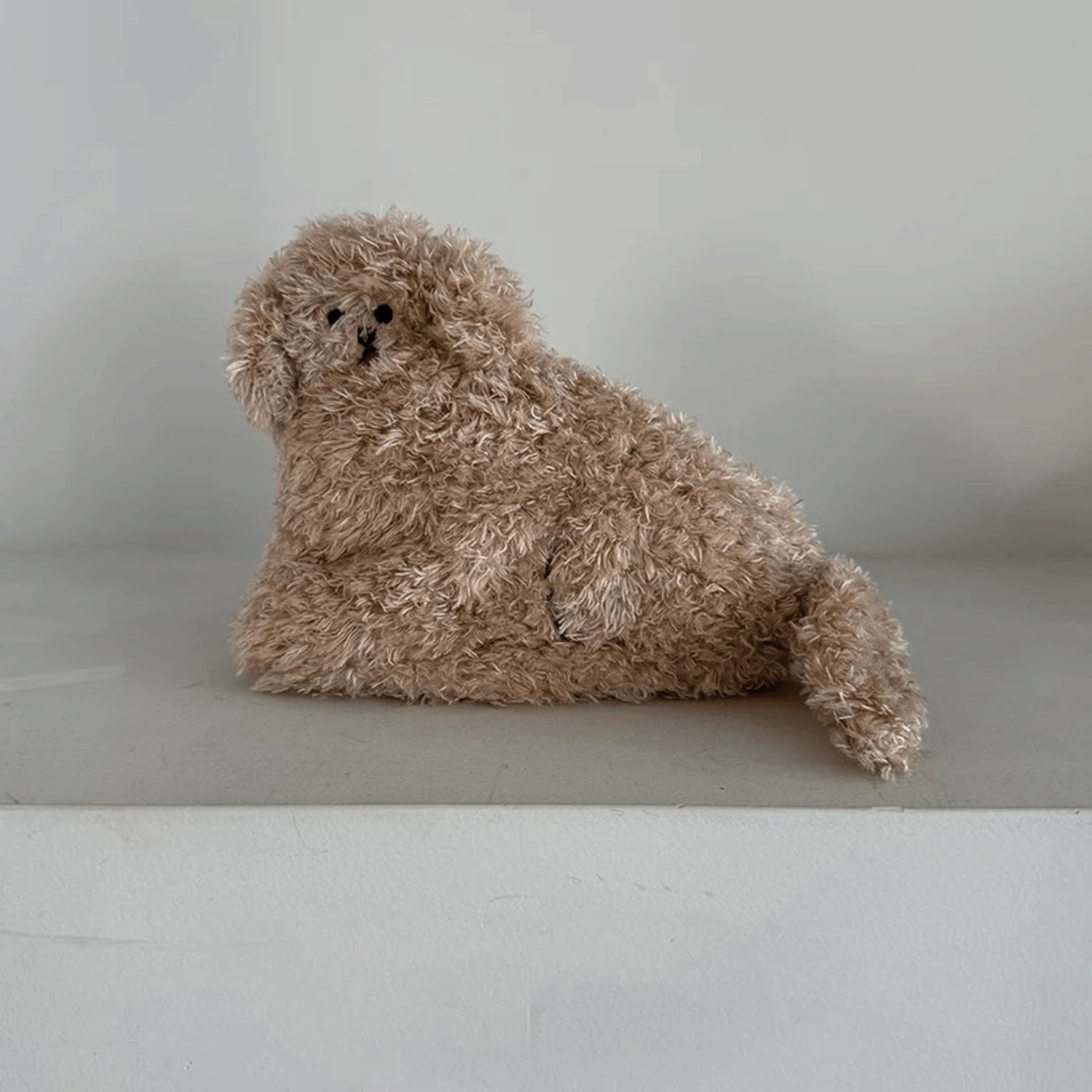 狗狗造型 立體毛絨收納包 可自立 16×13×6cm｜チャミー ポーチ ドッグ
