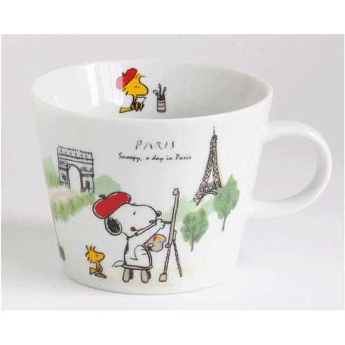 PEANUTS 史努比世界旅行馬克杯 美濃燒 28款城市圖案 340ml｜スヌーピー 世界旅行マグ
