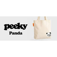 動物探頭帆布托特包 39.5×39cm A4可放【SUCK UK】｜SUCK UK Peeky トートバッグ