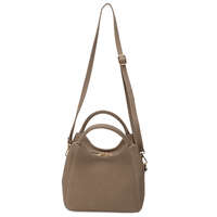 仿麂皮 2WAY手提肩背包 側寬13cm 雙頭拉鍊 4色｜フェイクスエード2WAYバッグ