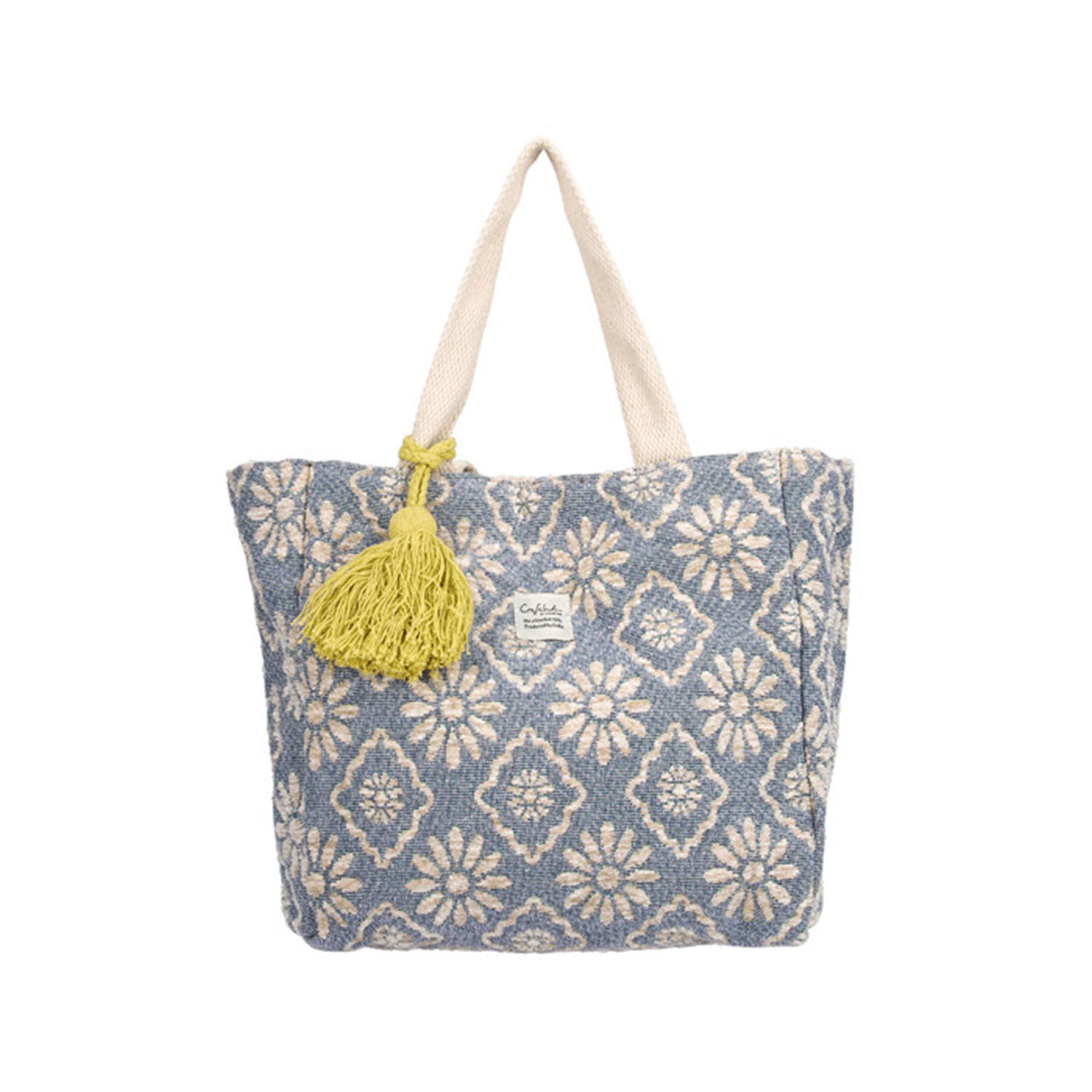 Craft India 緹花織流蘇手提包 M 24×24cm 8款|CraftIndia バッグM
