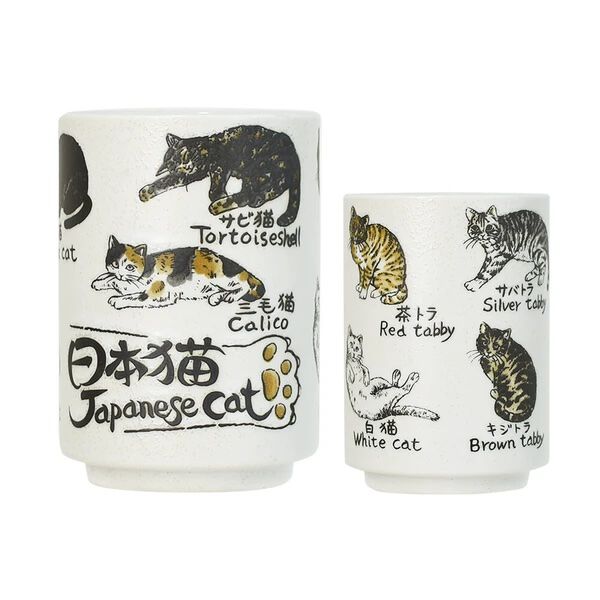 日本貓圖案茶杯｜日系餐具・日本直送