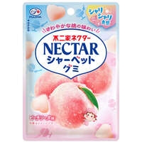 【不二家】蜜桃蘇打雪酪軟糖 54g｜ネクターシャーベットグミ ピーチソーダ
