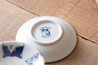 SHICHITA 五貓集合小皿 10公分 美濃燒 日本製｜ねこ勢揃い 小皿 10公分