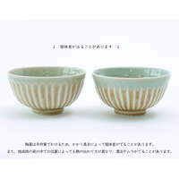 美濃燒 結しのぎ 對碗禮盒 2入 磁器飯碗 直徑11.5cm｜ペア茶碗セット  結しのぎ