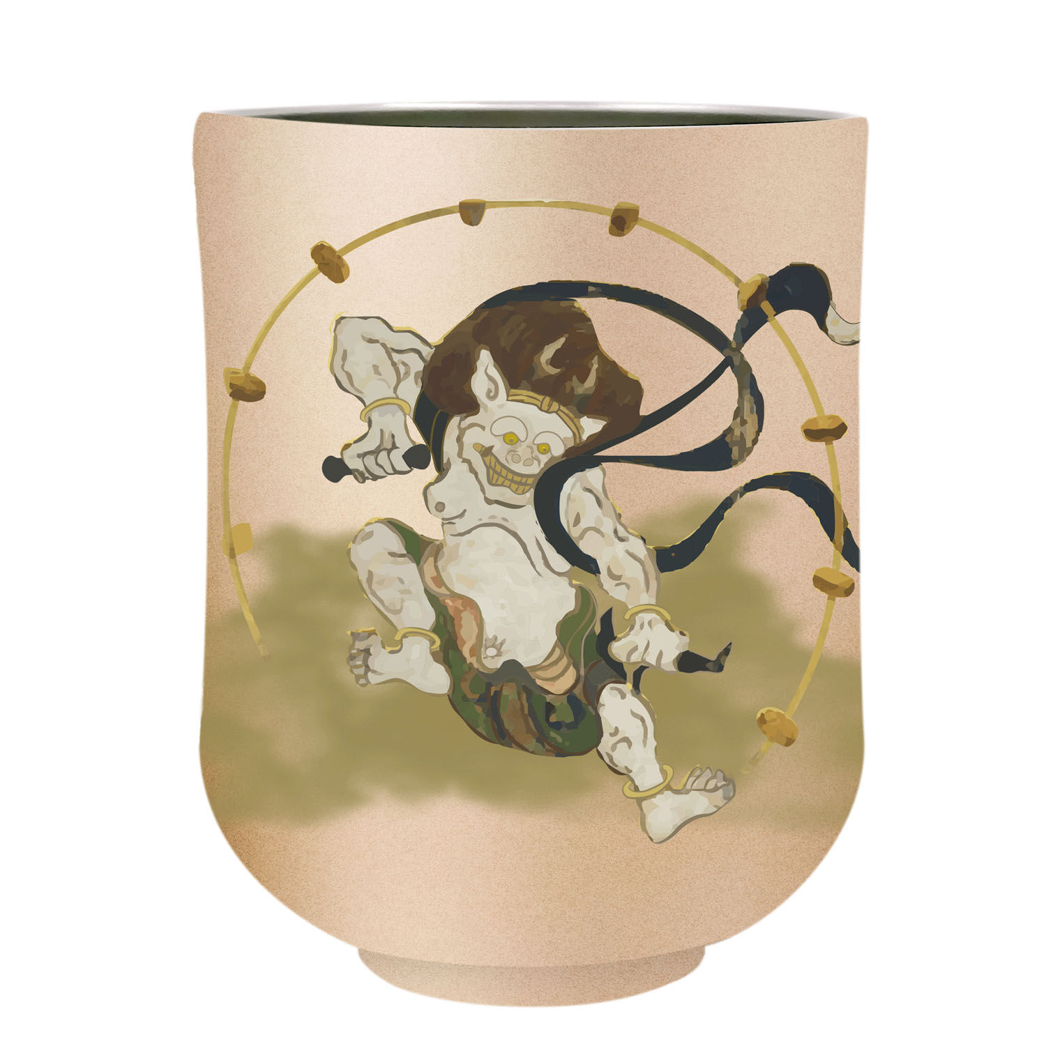 和宝堂 不鏽鋼真空雙層茶杯 和風圖案五款 300ml｜和宝堂 真空二重ゆのみ 300ml