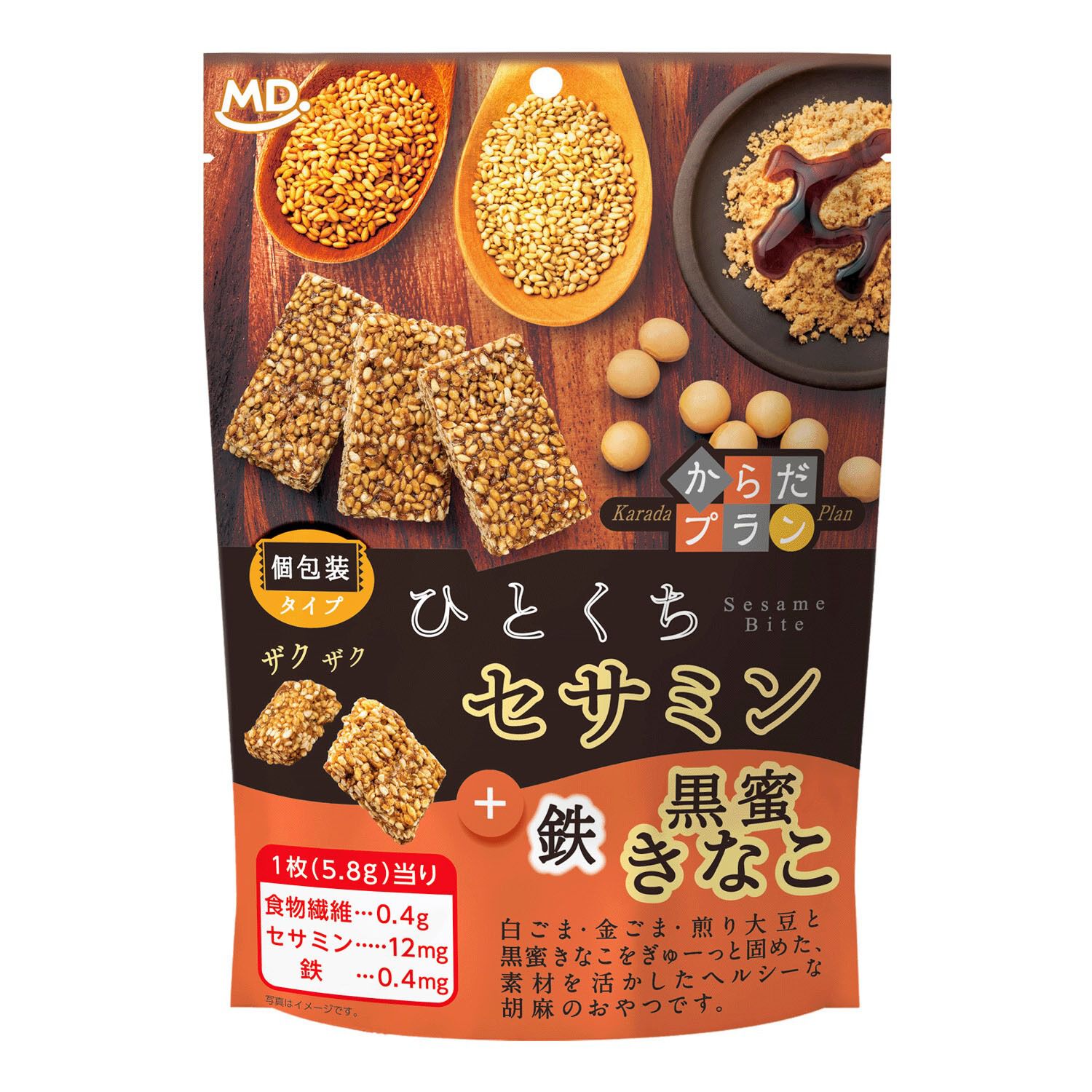 一口芝麻醣 黑蜜黃豆粉口味