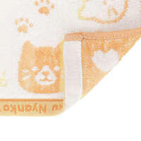 福福貓 貓臉無撚紗毛巾2入組 HAPiNS｜ふくふくにゃんこ フェイス無撚糸2枚組タオル