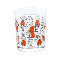 MOOMIN 嚕嚕米小不點玻璃杯 220ml 杯內也看得到圖案 貓咪／小狗｜ムーミン リトルミイプラス ガラスタンブラー