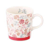 Laura Ashley 花卉瓷器馬克杯 附同花色禮盒 300ml 日本製｜ローラアシュレイ マグカップ