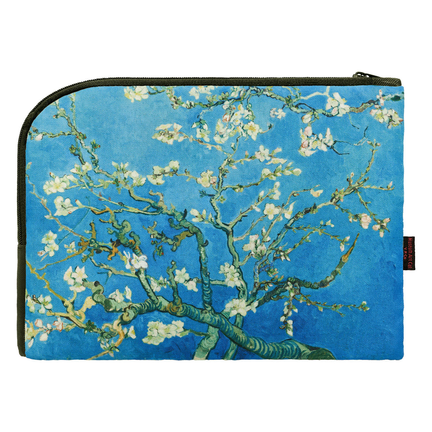 名畫扁平收納包 梵谷莫內克林姆 24×17cm 30g 12款|名画フラットポーチ