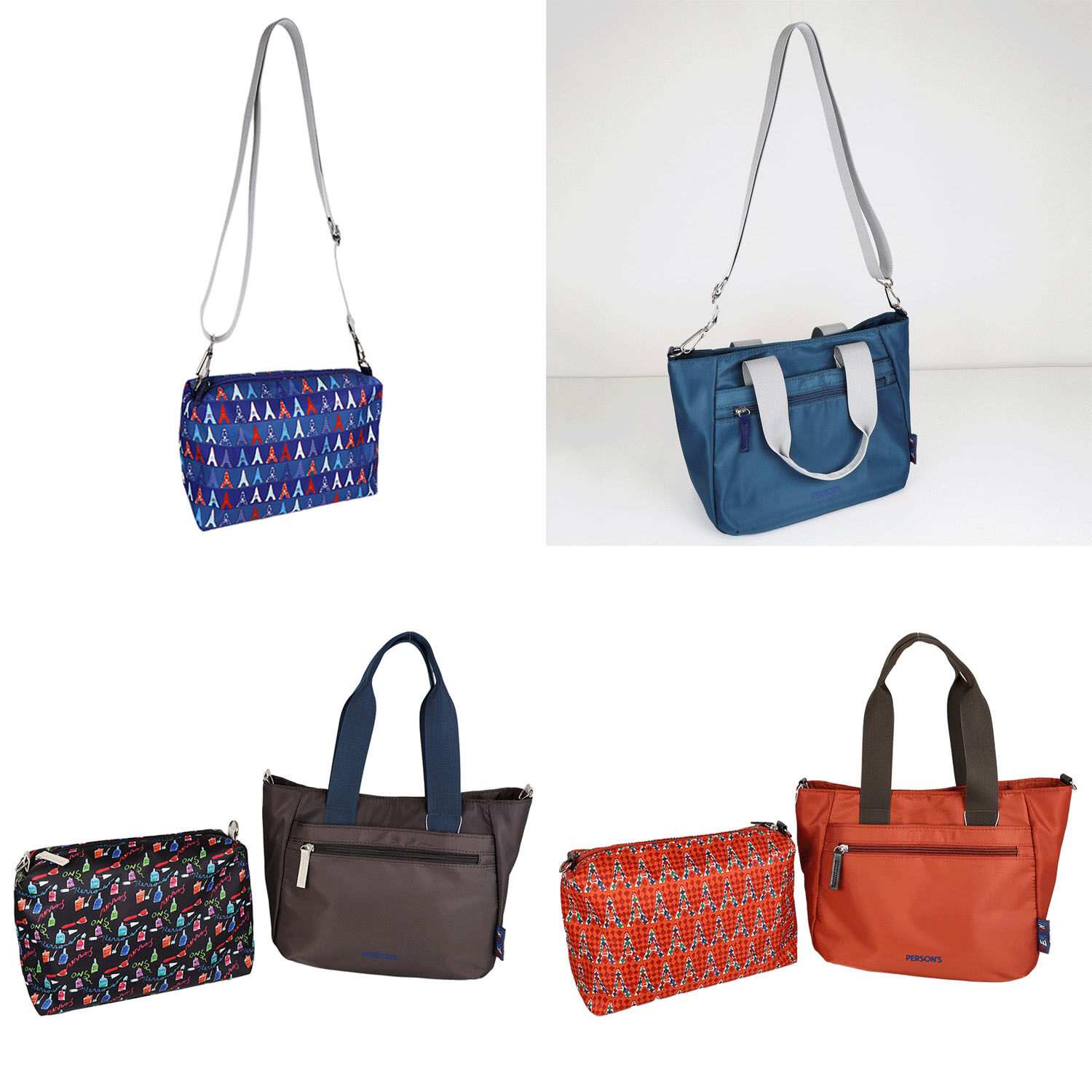 附收納小包 2WAY托特包 撥水 32×24cm【PERSONS】｜PERSONS ポーチ付2WAYトートバッグ