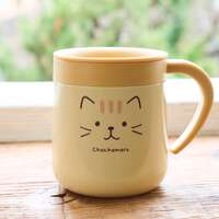 福福喵 貓臉不鏽鋼馬克杯 HAPiNS｜ふくふくにゃんこ フェイスステンレスマグカップ