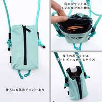 招牌臉孔迷你肩背包 保冷背袋 撥水尼龍 3色【SMILER】｜SMILER ミニショルダーバッグ