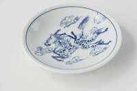 SHICHITA 鳥獸戲畫貓咪5 件禮盒組 美濃燒 日本製｜鳥獣戯画・猫 5 件禮盒組