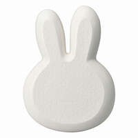 miffy 米飛兔臉造型大盤 L 白色瓷器 23×30cm 咖哩義大利麵盤｜ミッフィー ダイカットプレート L ホワイト