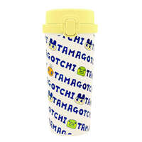 Tamagotchi 塔麻可吉一鍵彈蓋保溫保冷隨行杯 480ml 英文字款｜たまごっち ワンプッシュタンブラー 480ml レタリング