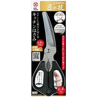 【匠之技】曲刃廚房剪刀 全長22cm 單把｜匠の技キッチンはさみ カーブ刃