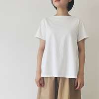 【DAYS】短袖船領A字T恤 日本製 ｜DAYS 半袖ボートネックAラインTシャツ
