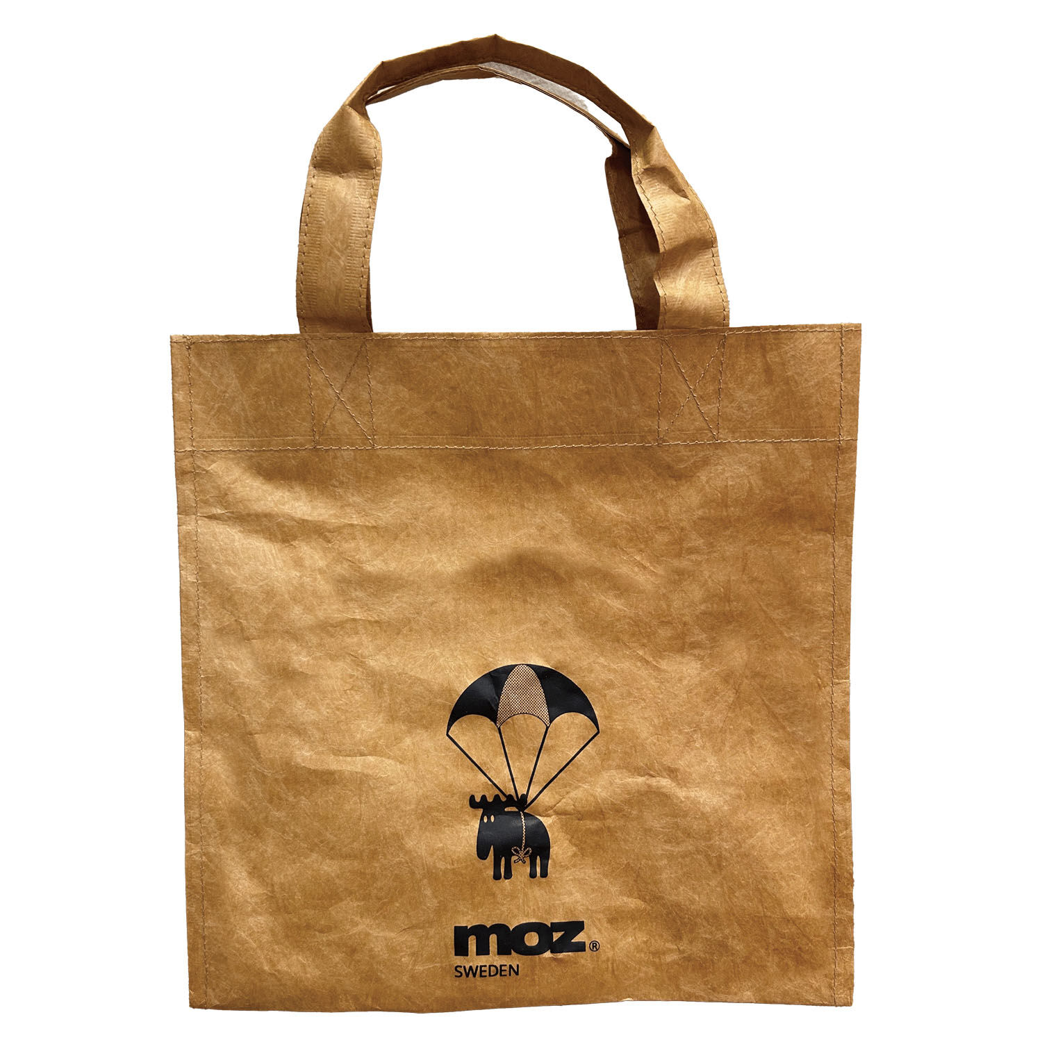 方形環保購物袋 M 29.5×29.5cm 氣球圖案【moz】｜moz クラシックスエコバッグM バルーン
