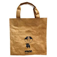 方形環保購物袋 M 29.5×29.5cm 氣球圖案【moz】｜moz クラシックスエコバッグM バルーン