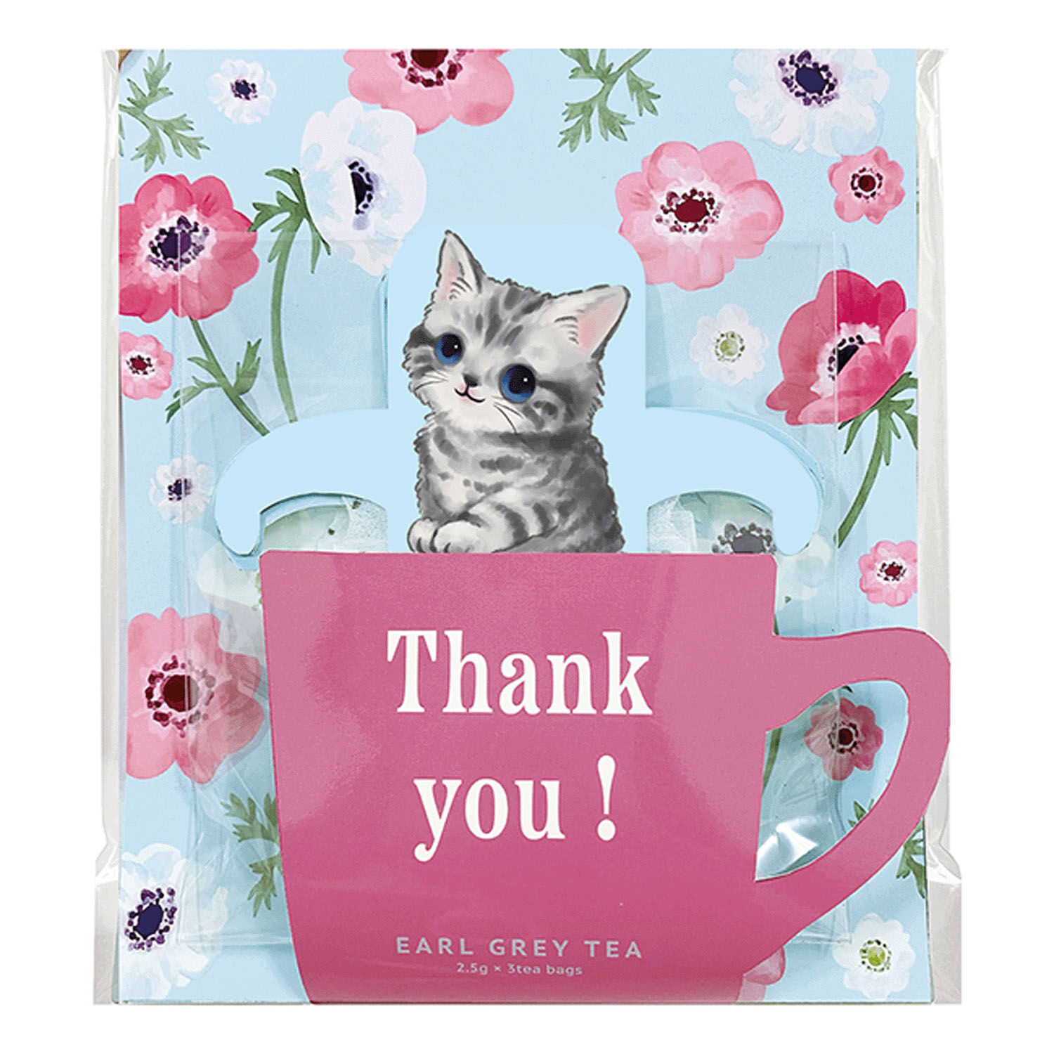 「Thank you！」訊息茶包 伯爵紅茶 2.5g×3入｜「Thank you！」 アールグレイティー3P
