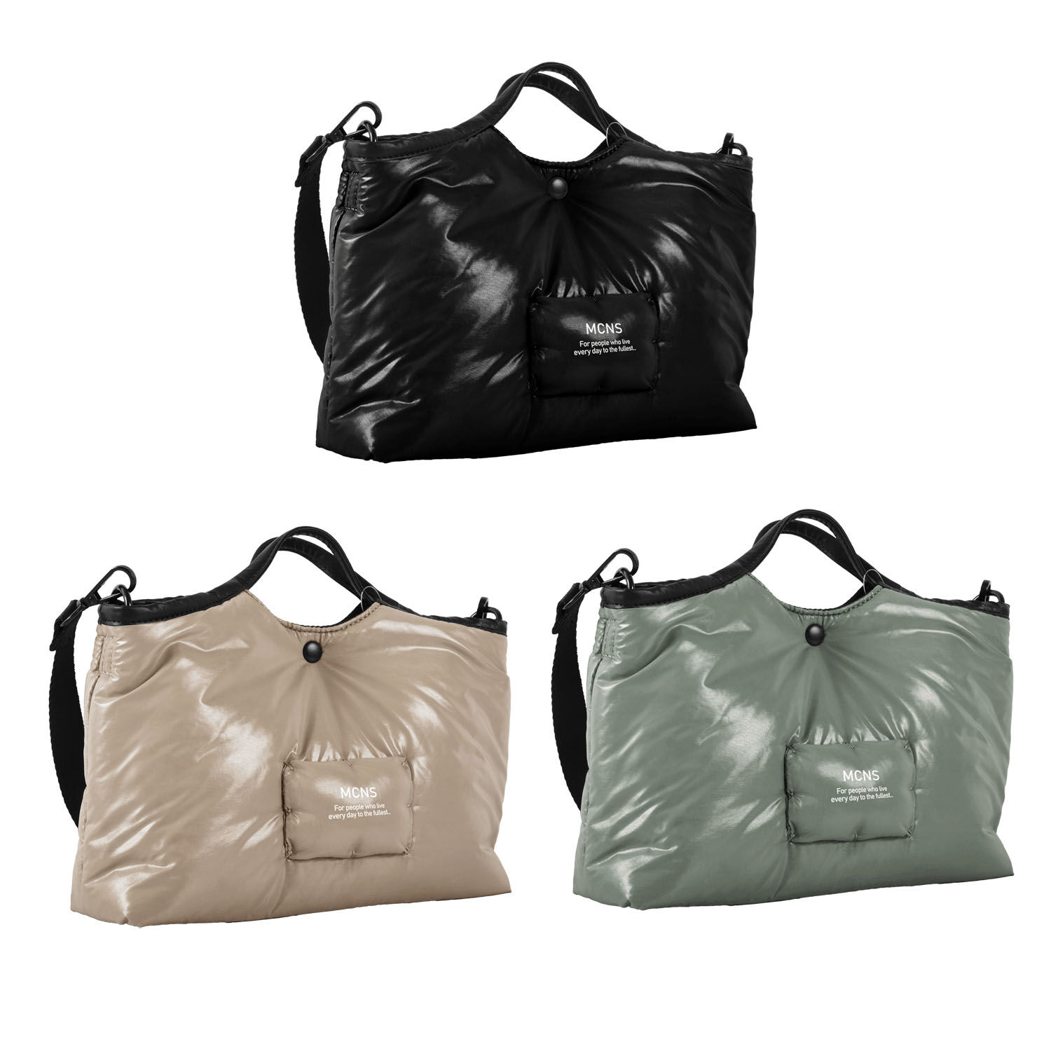 壓合2WAY包 16×24cm【MACARONIC STYLE】｜MACARONIC STYLE ボンディング2WAYバッグ