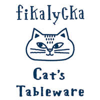 fikalycka 散步貓咪筷架 白色款 窯變釉陶器｜fikalycka 猫箸置き WH