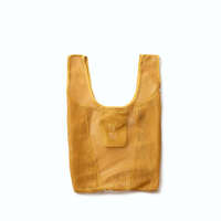 方格網眼購物袋 S H30×W28cm 側寬19cm【OMCC】｜OMCC SHOPPING BAG SQUARE MESH Sサイズ