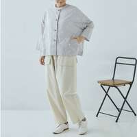 六十支薄棉細布點點刺繡輕薄短版罩衫外套 衣長60cm cloudnine｜60キャンブリックドット刺繍入りジャケット