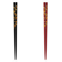 日本製金色櫻花紋筷子 櫻花爛漫 天然木 可洗碗機 23cm｜箸 金紋 桜花爛漫