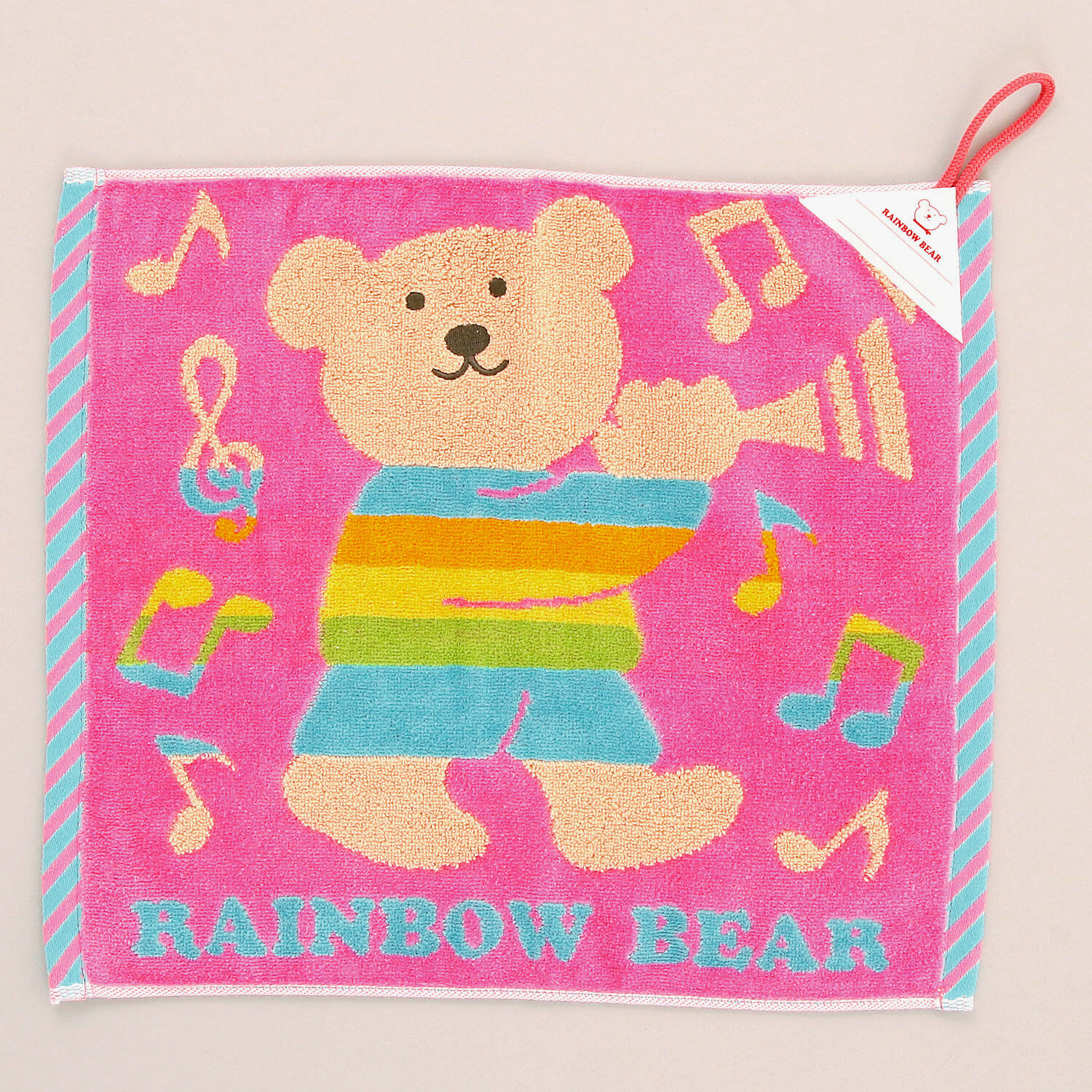 Rainbow Bear 彩虹熊 Parade 掛環洗臉毛巾
