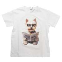 【ABISTE】狗狗印花T恤 38號 ｜ABISTE ドッグプリントTシャツ