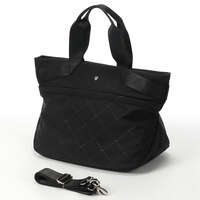 壓紋尼龍2WAY包 側寬22cm【marie claire bis】｜marie claire bis 型押し2WAYバッグ