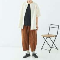 接觸涼感彈性平針素色拼網紗背心 胸圍90cm前衣長65cm cloudnine｜接触冷感 ベア天竺無地×チュールタンクトップ