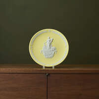 WEDGWOOD 2027年度紀念盤 豐收女神狄蜜特 黃色碧玉炻器 17cm｜WEDGWOOD イヤープレート 2027