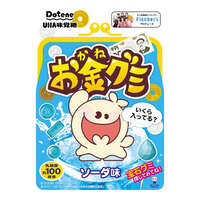 錢幣造型軟糖 蘇打風味 60g UHA味覺糖｜UHA味覚糖 お金グミ ソーダ味