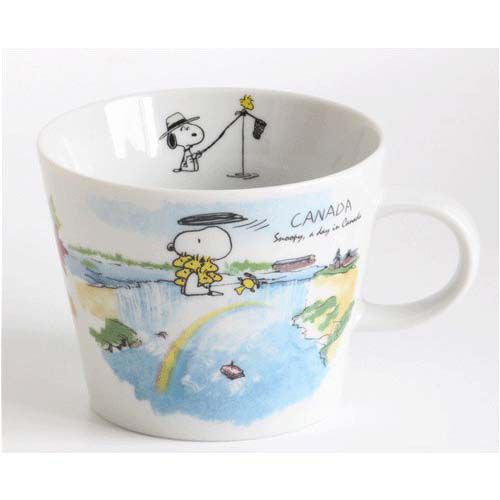 PEANUTS 史努比世界旅行馬克杯 美濃燒 28款城市圖案 340ml｜スヌーピー 世界旅行マグ
