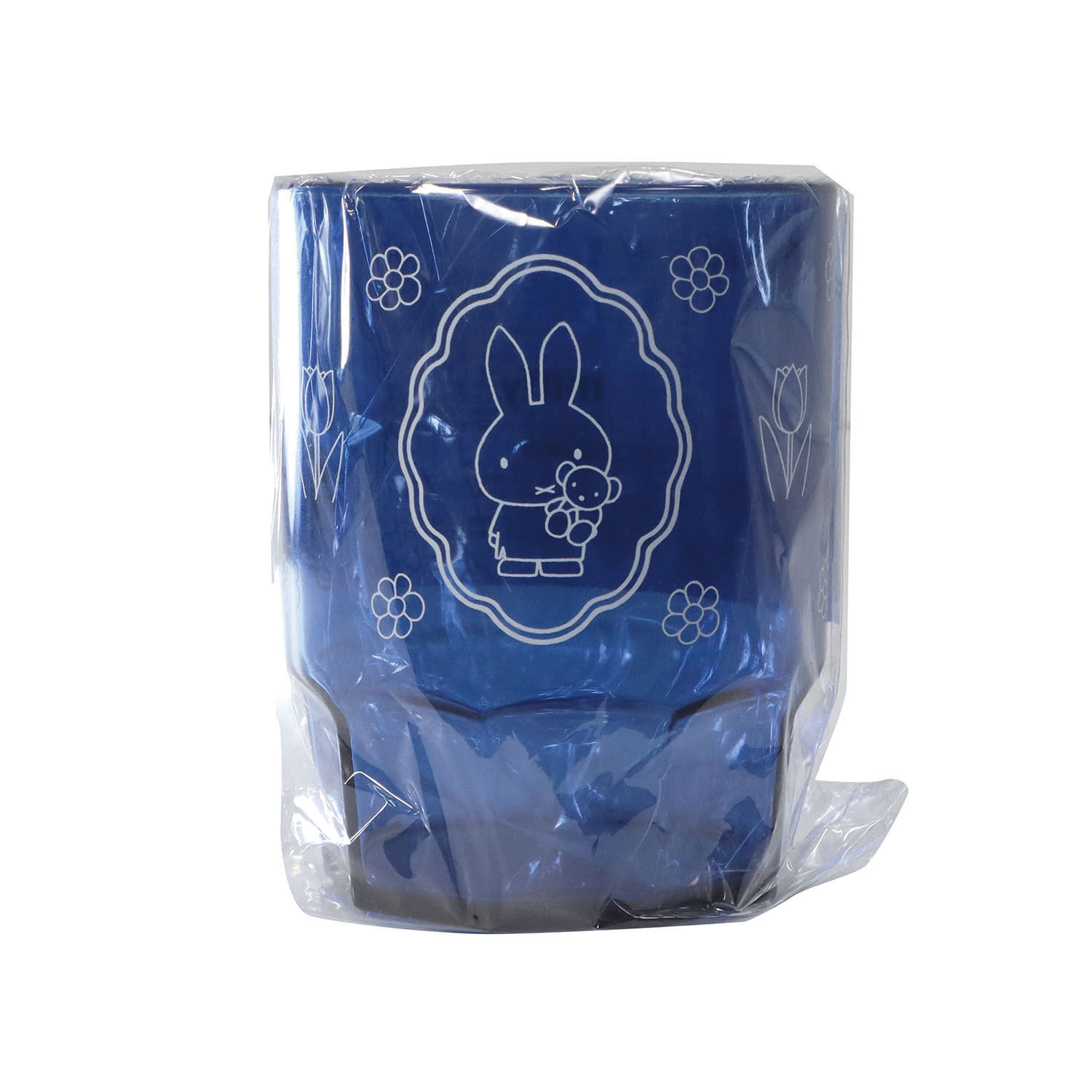 miffy 米飛兔堆疊杯 藍色 花朵與洋裝 耐摔 280ml 日本製｜ミッフィースタッキングカップ BL お花と洋服