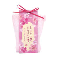 櫻花紅茶＆金平糖禮組 櫻花莓果風味 和紙袋裝｜さくらティー＆こんぺいとうセット さくら＆ベリー紅茶