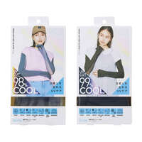 涼感網眼防曬手套 連指遮陽袖套 65cm COGIT｜Sun Block LAB クールメッシュミトングローブ