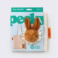 動物探頭帆布托特包 39.5×39cm A4可放【SUCK UK】｜SUCK UK Peeky トートバッグ
