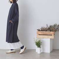 棉質泡泡紗格紋前開襟荷葉領洋裝 衣長110cm身寬127cm cloudnine｜ギンガムチェック前開きワンピース