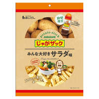 大包裝馬鈴薯粗條餅 蔬菜沙拉風味 140g｜じゃがザック みんな大好きサラダ味
