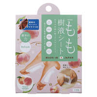 日本製蜜桃香樹液足貼 2枚入 睡眠腳底舒緩貼片 COGIT｜もも樹液シート（2枚組）