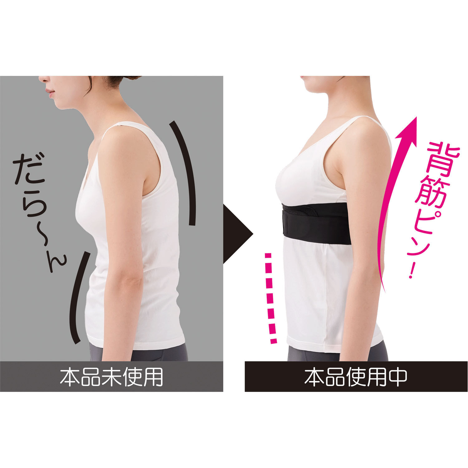 K-BEAUTY 兩段式調節肋骨圍束帶 M-L／L-LL｜K－BEAUTYボディシェイプベルト