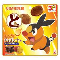 地瓜零食 寶可夢版 烤巧克力口味 站立包｜UHA味覚糖 おさつどきっポケモン こんがりチョコレート味 スタンドパック