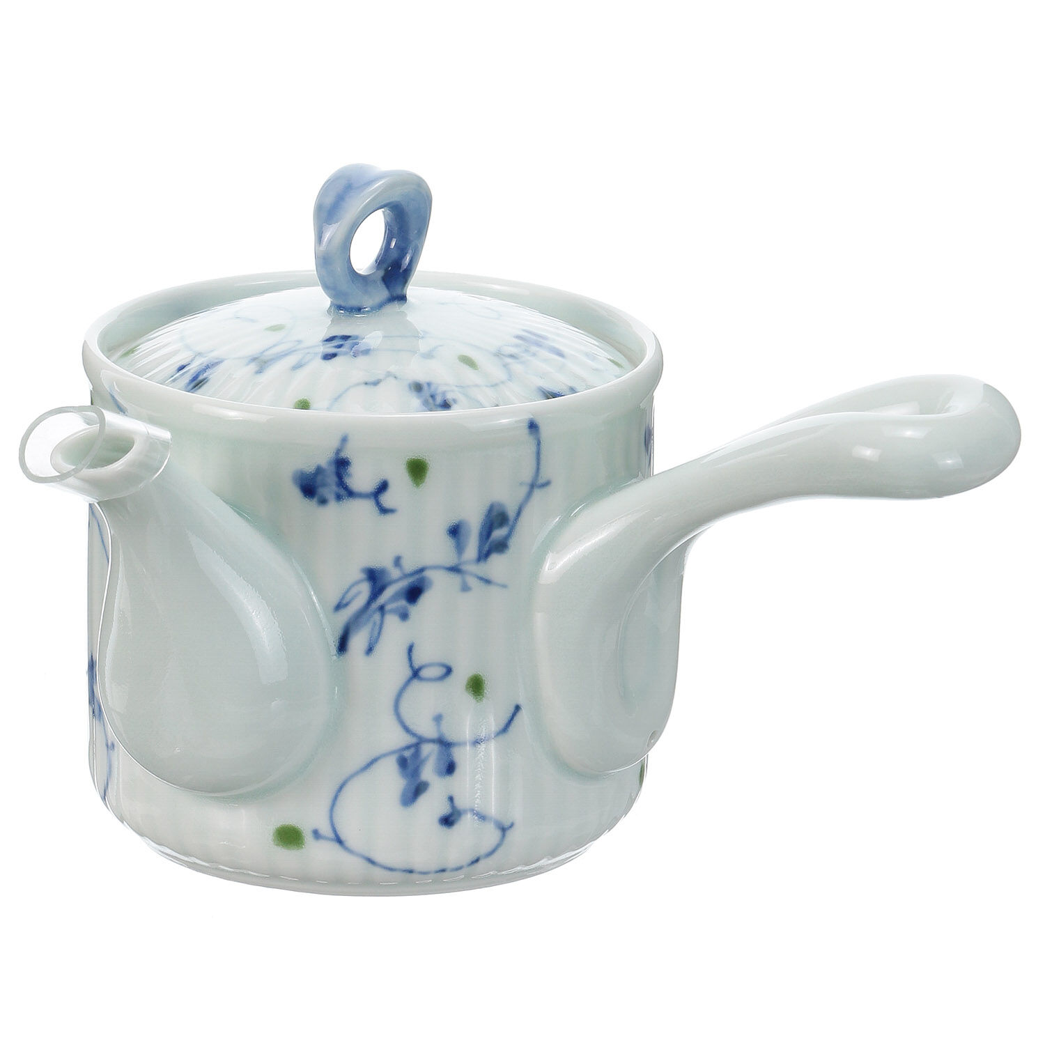 波佐見燒手繪藍色阿拉伯花紋輕量茶壺 小 320cc|ブルーアラベスク 軽々M急須 小