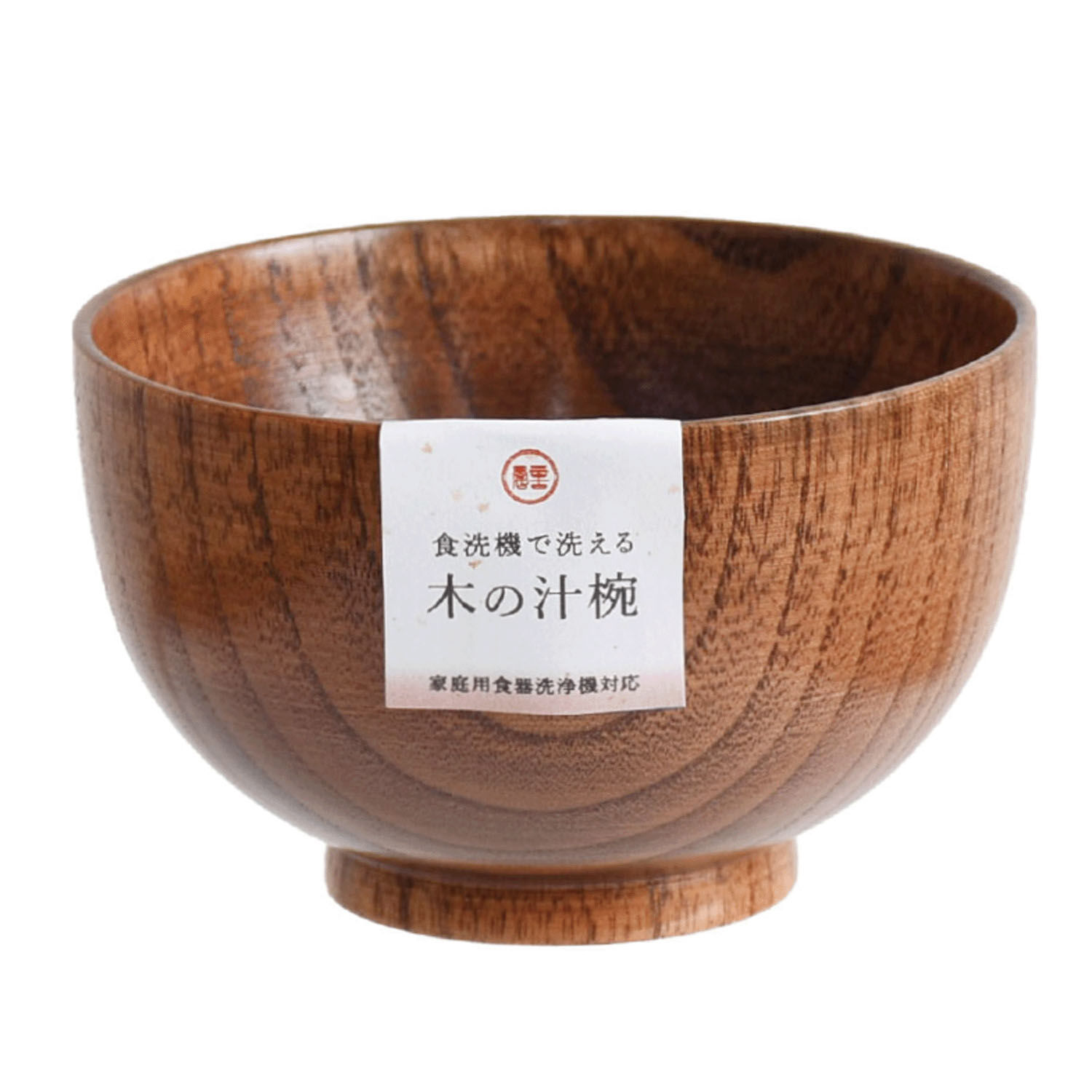 可用洗碗機的漆塗天然木湯碗 京型 自然光澤 280ml|食洗 京型汁椀